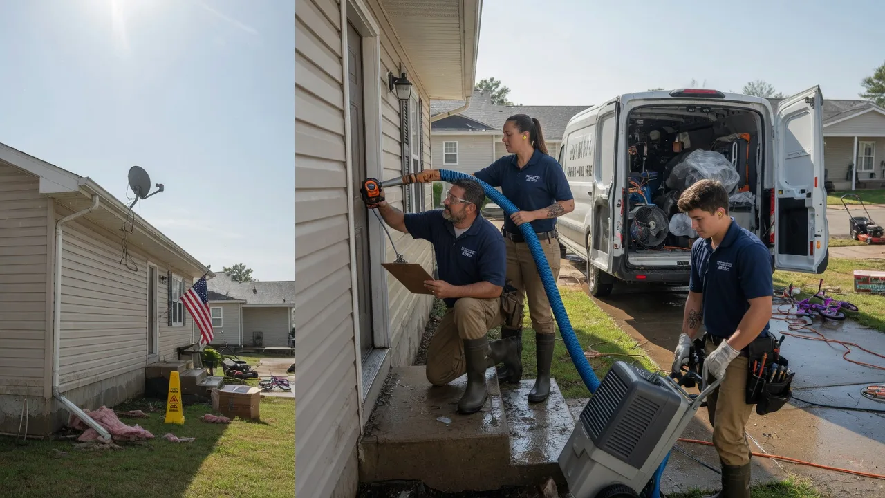Ceiling Water Damage Restoration in Holy Cross, IA near me